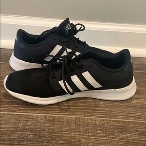 black adidas sneakers